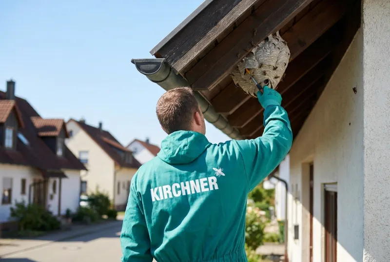 Wespennest wird fachgerecht entfernt